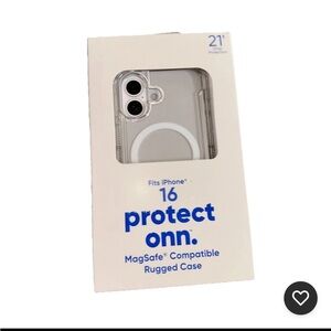 On Running Clear iPhone 16 MagSafe Case